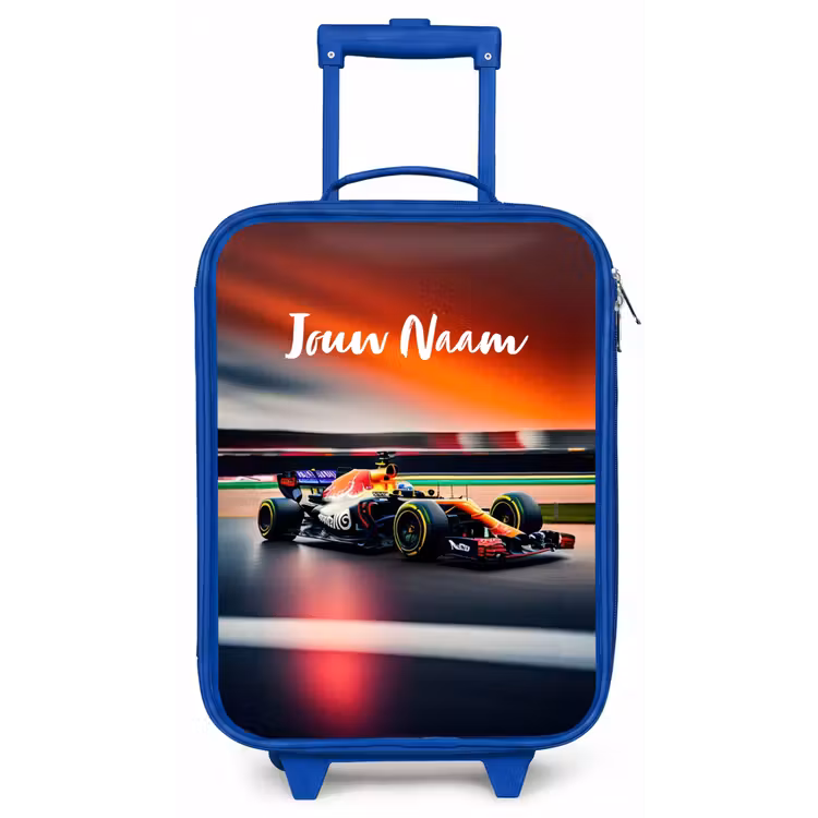 Kinderkoffer - Blauw - Furious F1 — 1