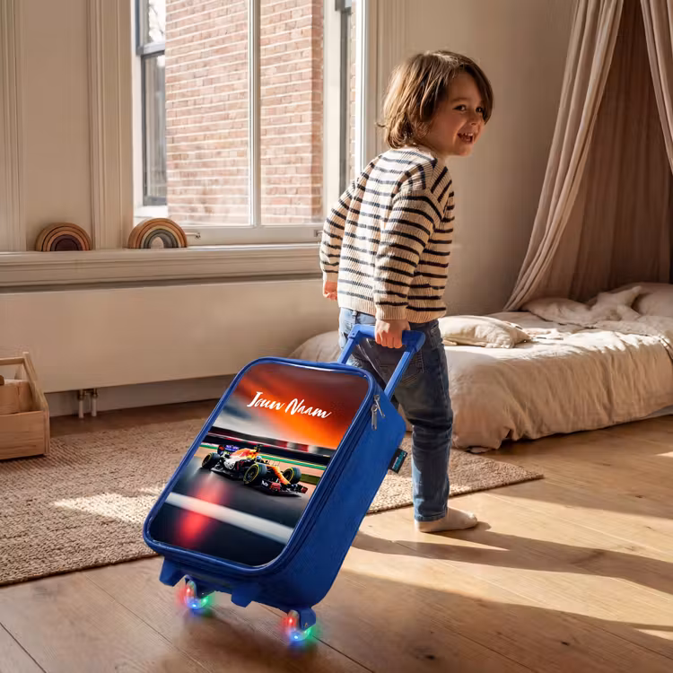 Kinderkoffer - Blauw - Furious F1 — 3
