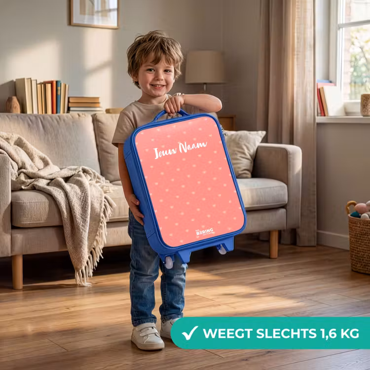 Kinderkoffer - Blauw - Hartendief — 2