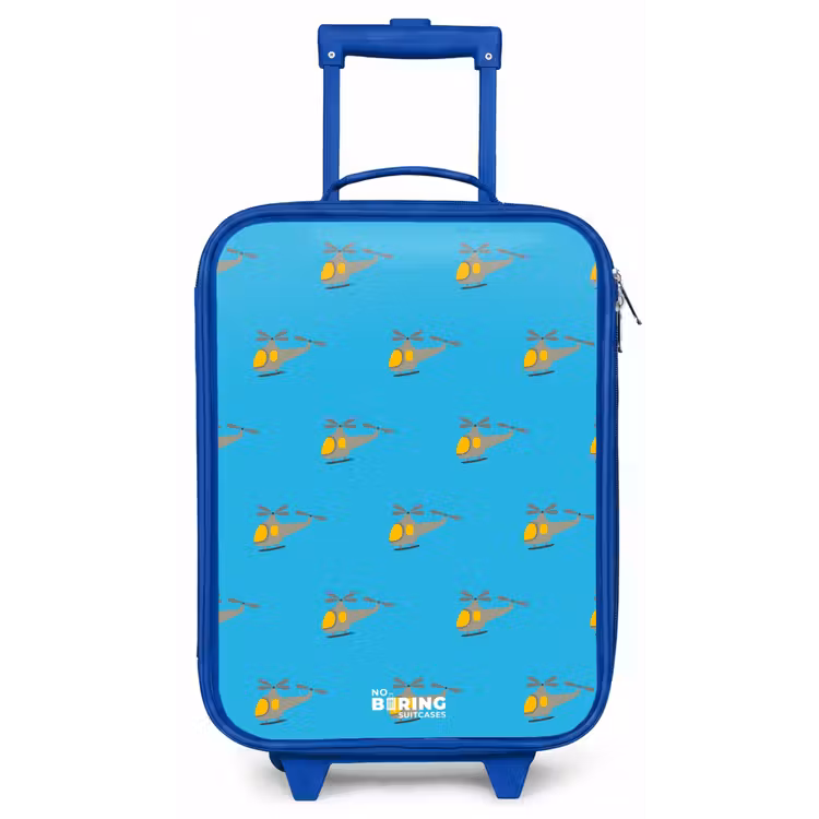 Kinderkoffer - Blauw - Helikopter heibel — 1