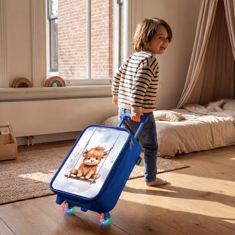 Kinderkoffer - Blauw - Hennie hooglander — 3