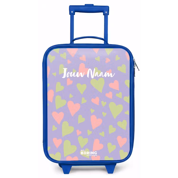 Kinderkoffer - Blauw - Lovely lila — 1