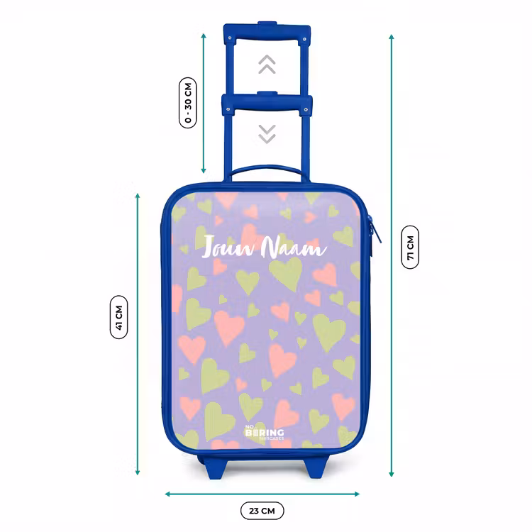 Kinderkoffer - Blauw - Lovely lila — 6