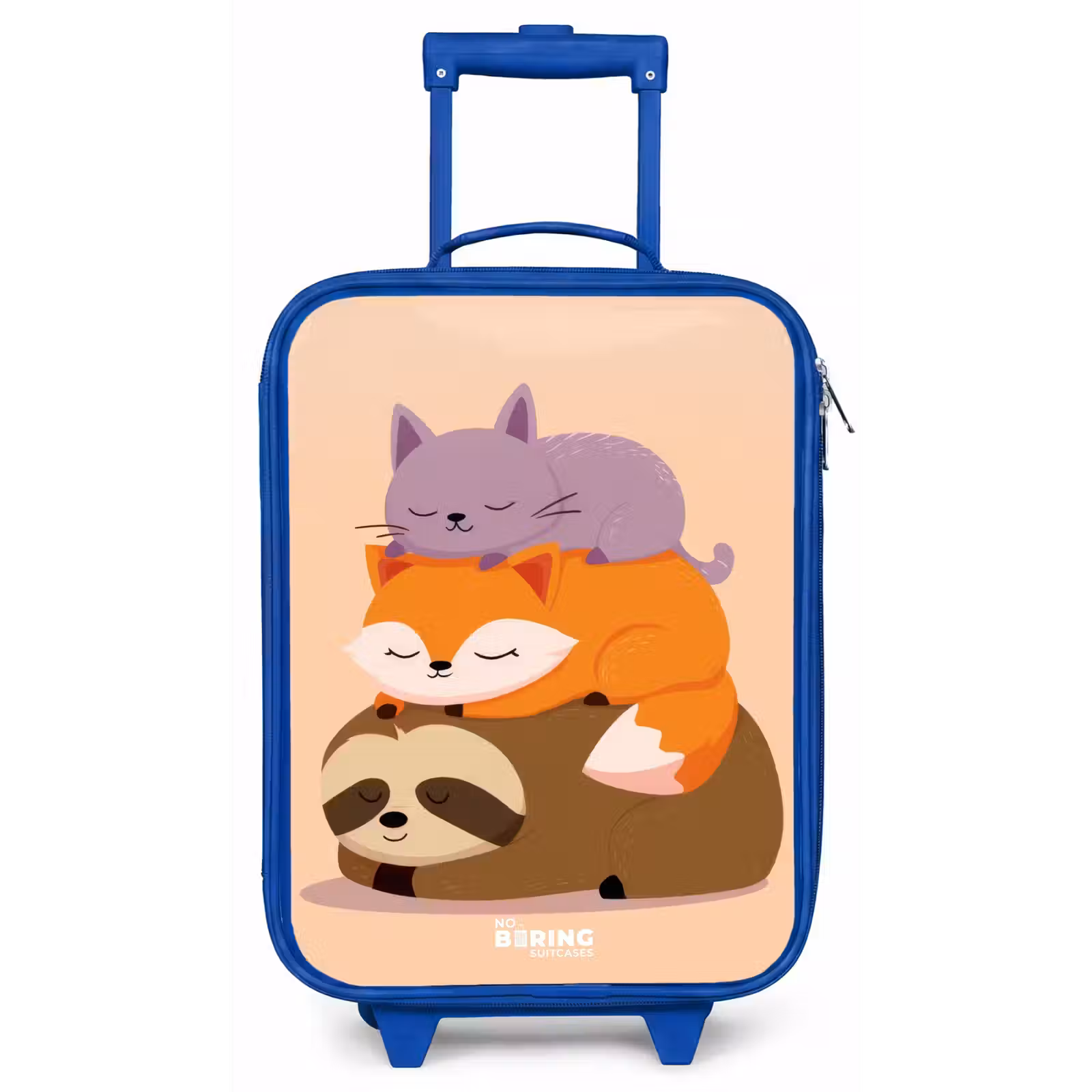 Kinderkoffer - Blauw - Dieren - Slapen - Samen — 1