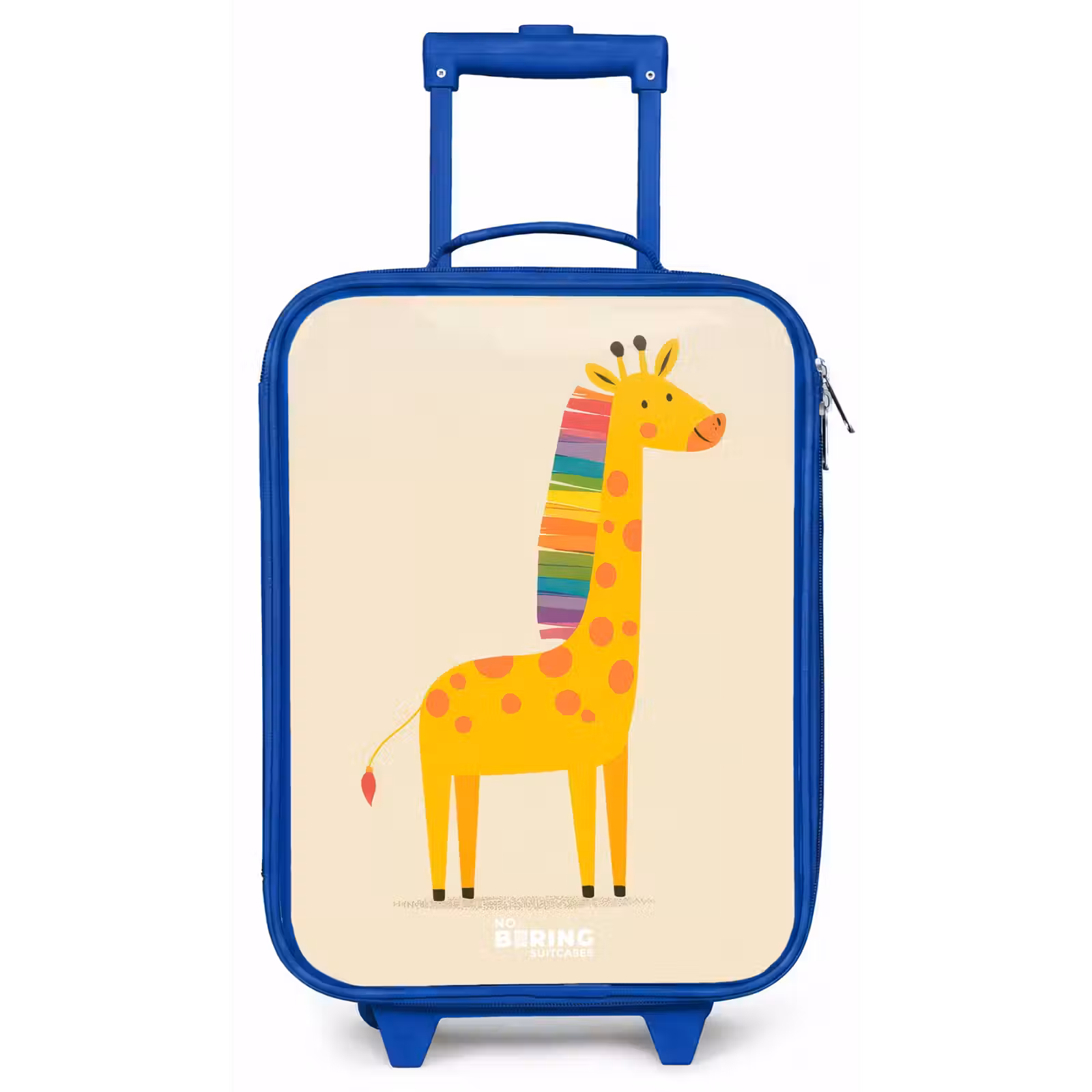 Kinderkoffer - Blauw - Giraffe - Dier - Kleurrijk — 1