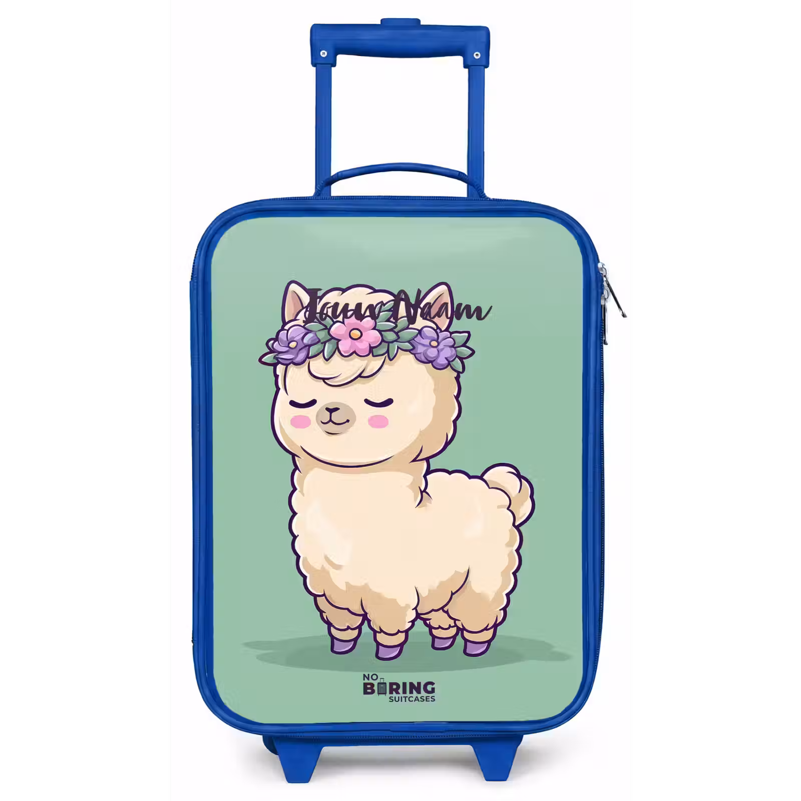 Kinderkoffer - Blauw - Kawai - Alpaca - Groen — 1