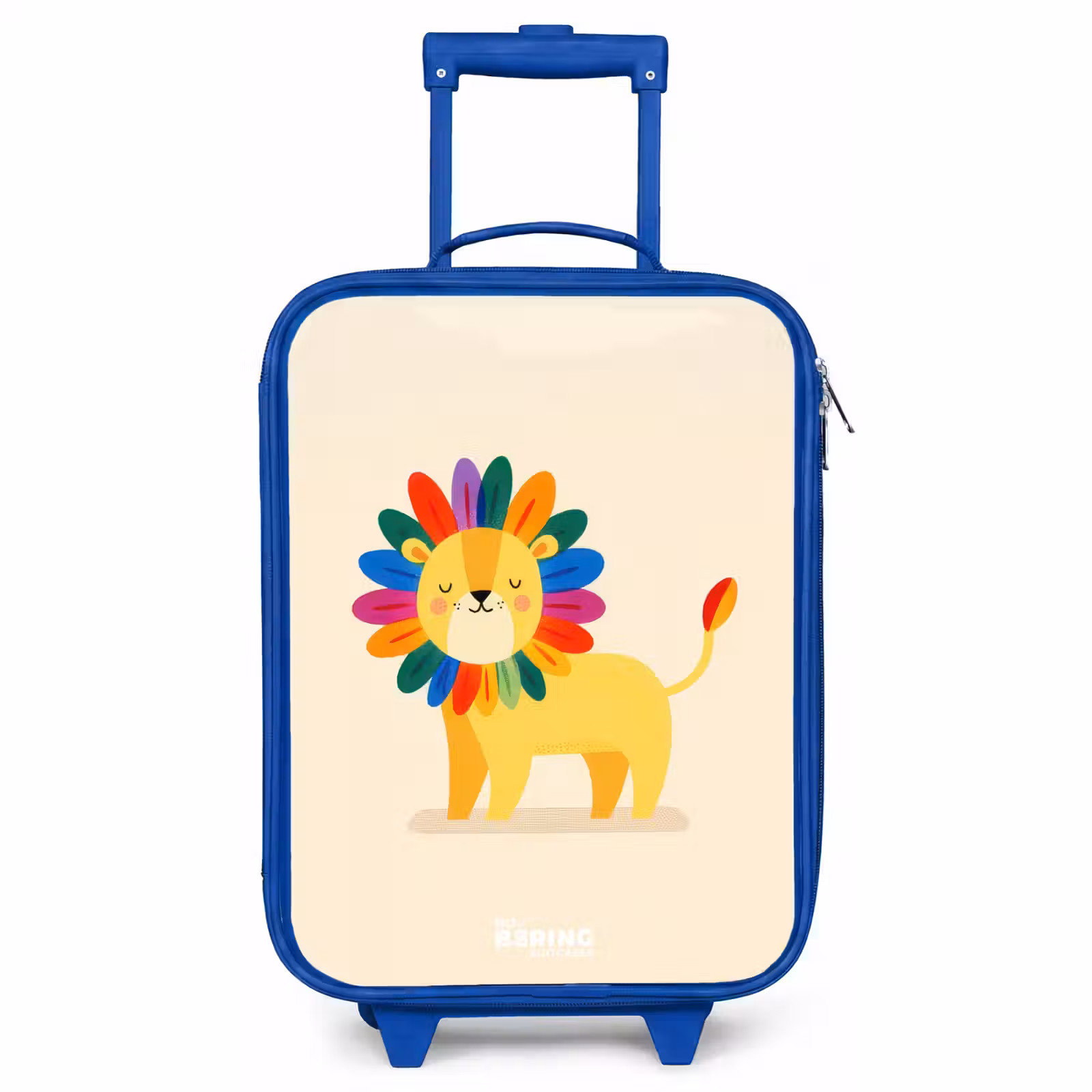 Kinderkoffer - Blauw - Leeuw - Manen - Kleurrijk — 1