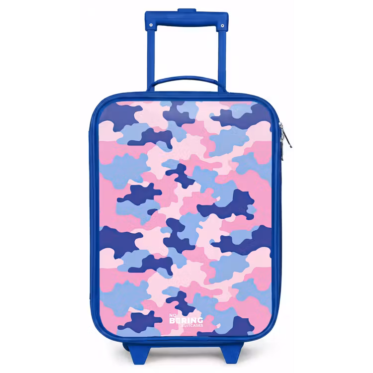 Kinderkoffer - Blauw - Camouflage - Roze - Blauw — 1