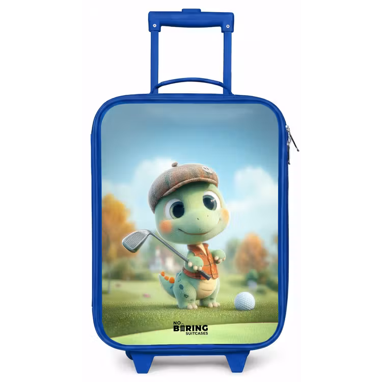 Kinderkoffer - Blauw - Golf - Dino - Groen — 1