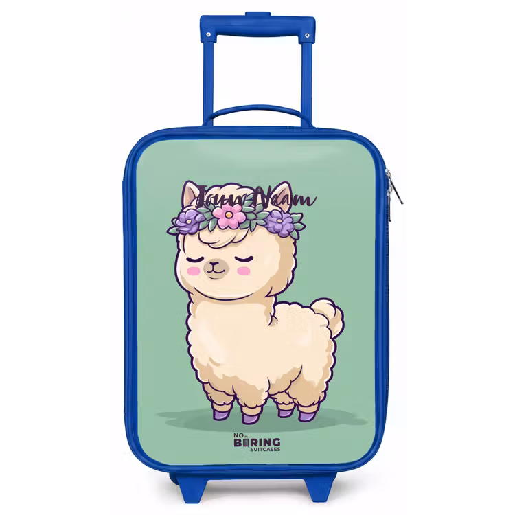 Kinderkoffer - Blauw - Kawai - Alpaca - Groen — 1