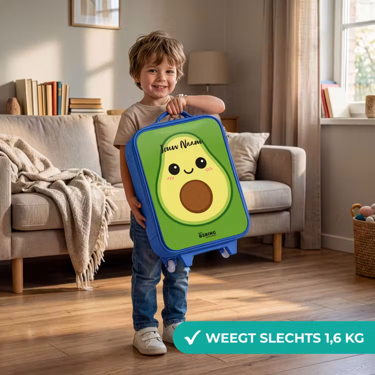 Kinderkoffer - Blauw - Kawai - Avocado - Groen — 2