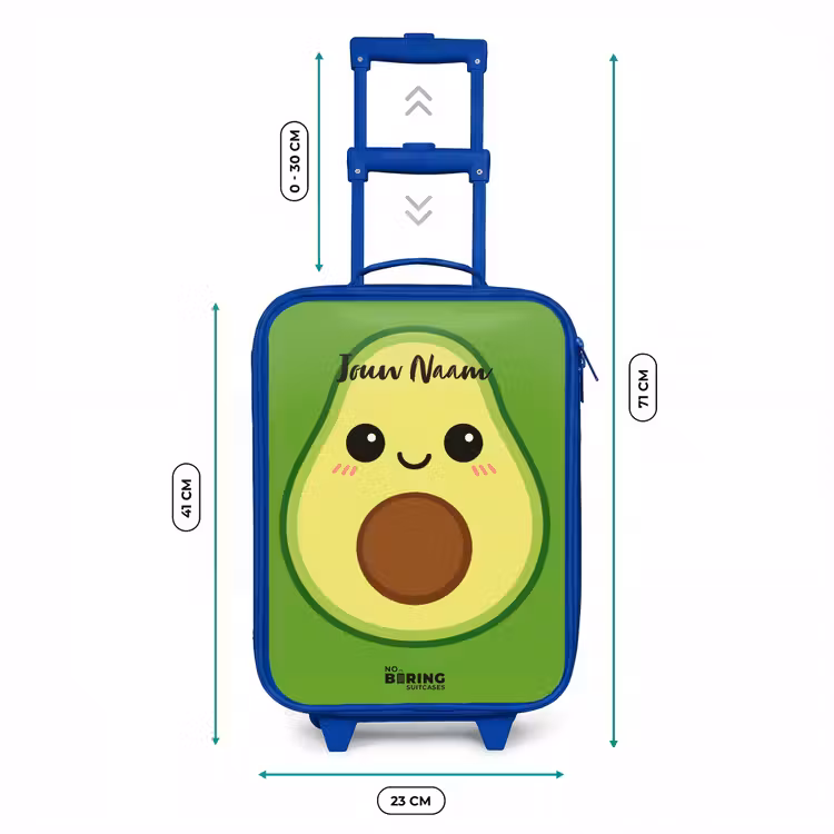 Kinderkoffer - Blauw - Kawai - Avocado - Groen — 6