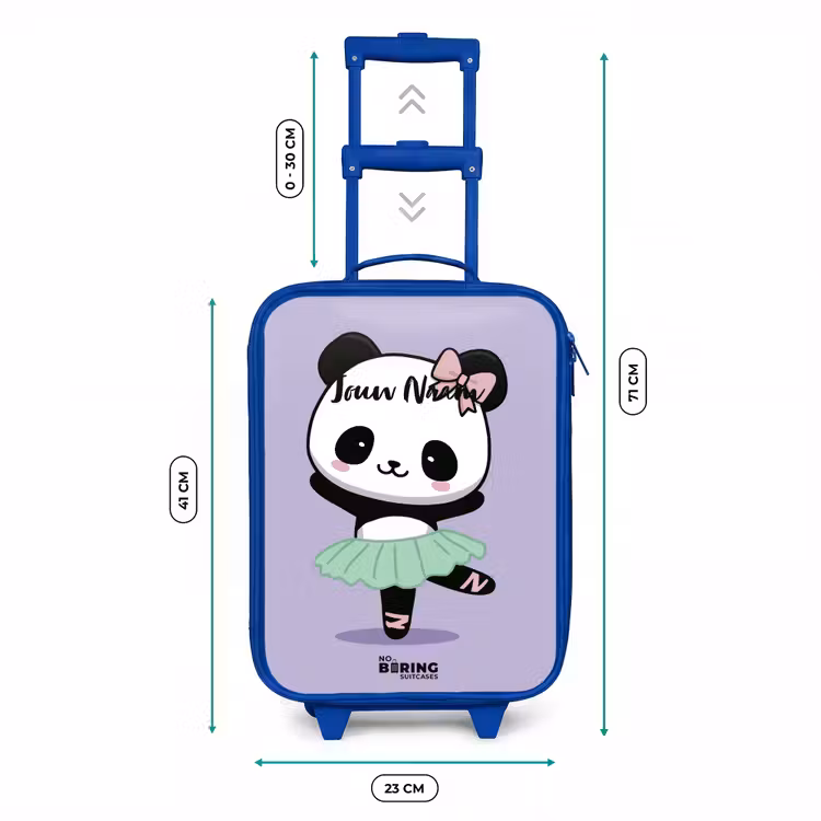 Kinderkoffer - Blauw - Kawai - Ballet - Panda — 6