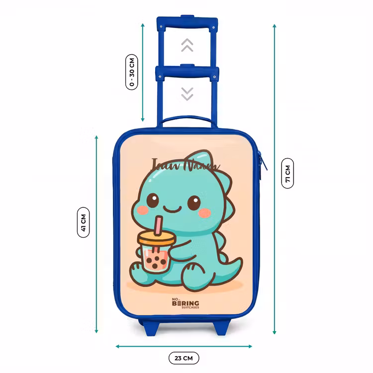 Kinderkoffer - Blauw - Kawai - Dino - Bubbletea — 6