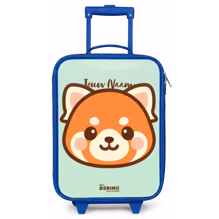 Kinderkoffer - Blauw - Kawai - Rode panda - Groen — 1
