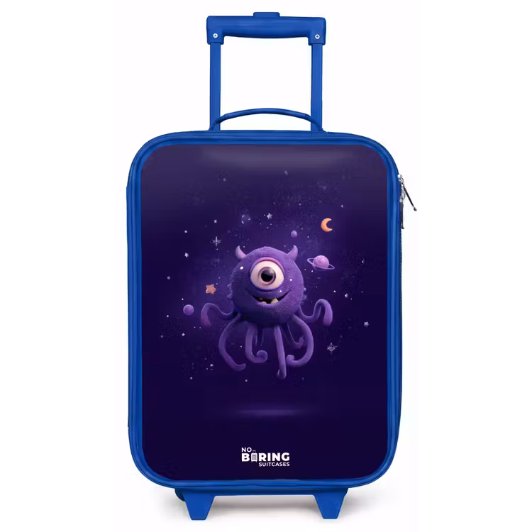 Kinderkoffer - Blauw - Kosmisch tentakelmonster — 1