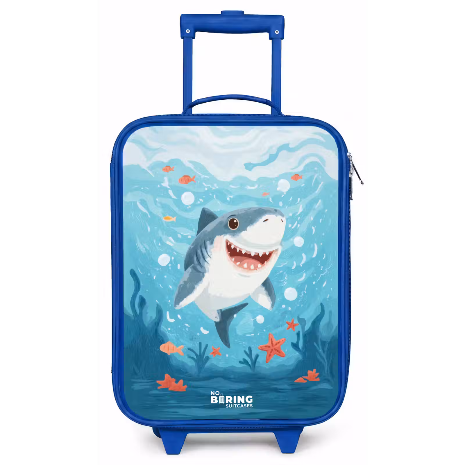 Kinderkoffer - Blauw - Haai - Water - Zee — 1