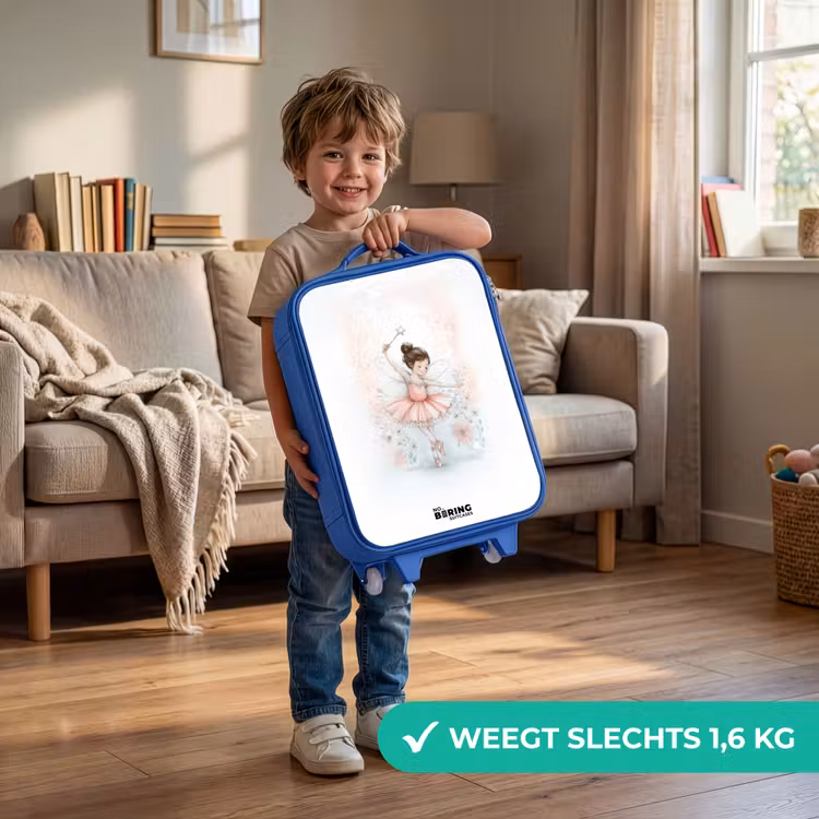 Kinderkoffer - Blauw - Ballerina - Elf - Fee — 2