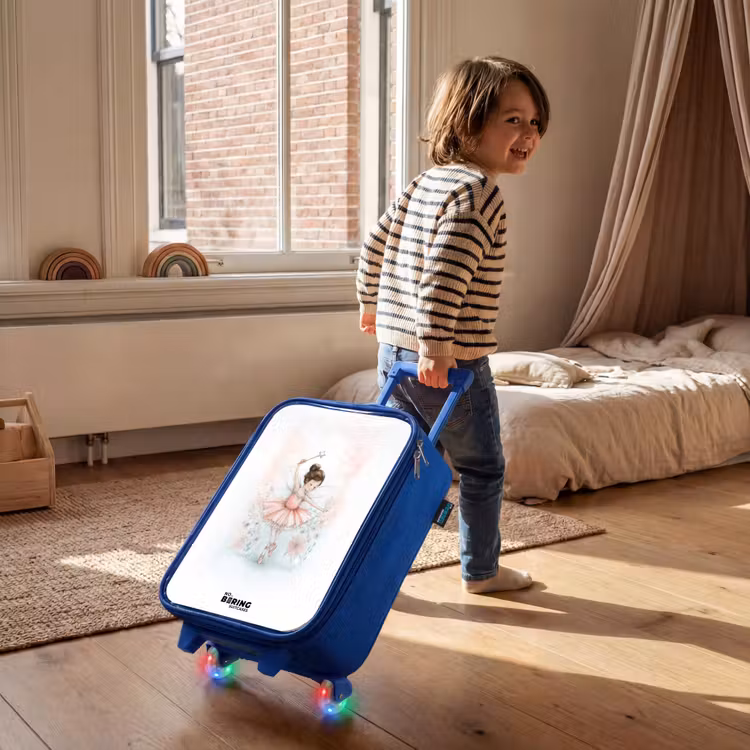 Kinderkoffer - Blauw - Ballerina - Elf - Fee — 3