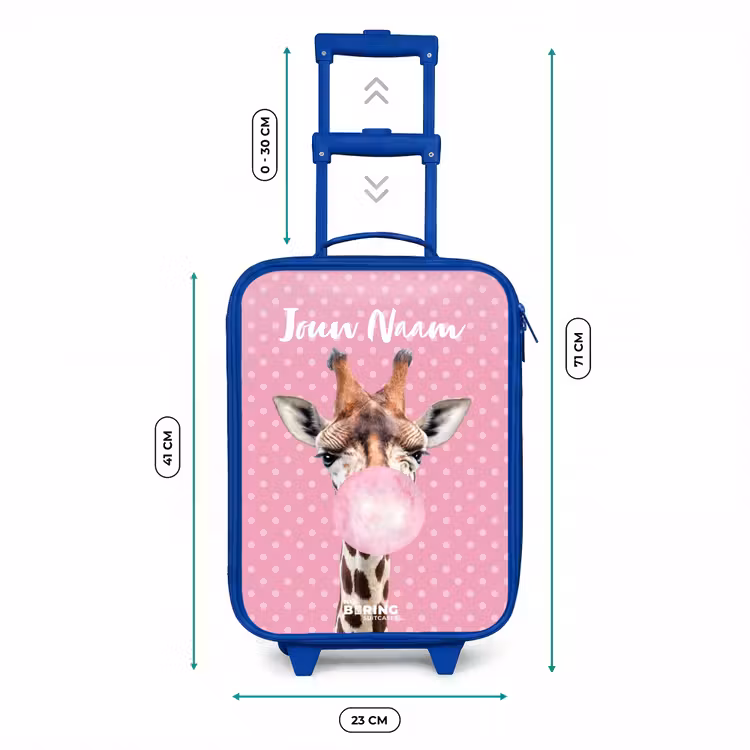 Kinderkoffer met naam - Blauw - Bubblegum Billy — 6