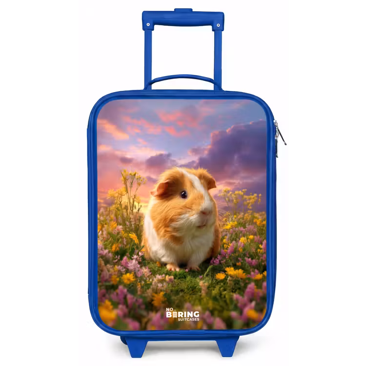 Kinderkoffer - Blauw - Cavia - Natuur - Dier — 1
