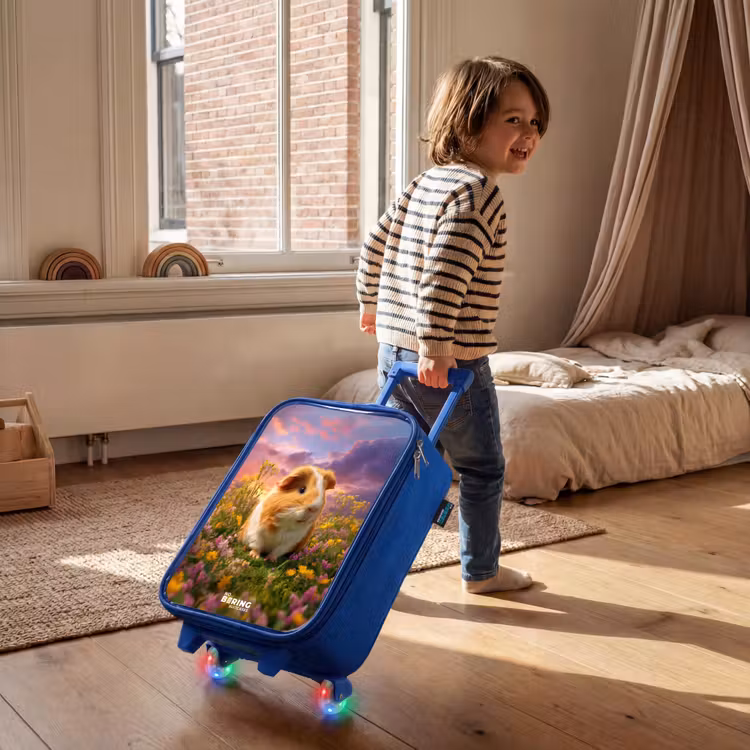 Kinderkoffer - Blauw - Cavia - Natuur - Dier — 3