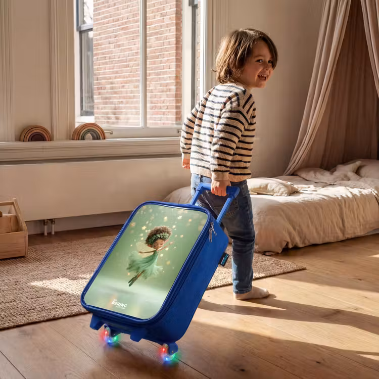 Kinderkoffer - Blauw - Dansende fee in groen licht — 3