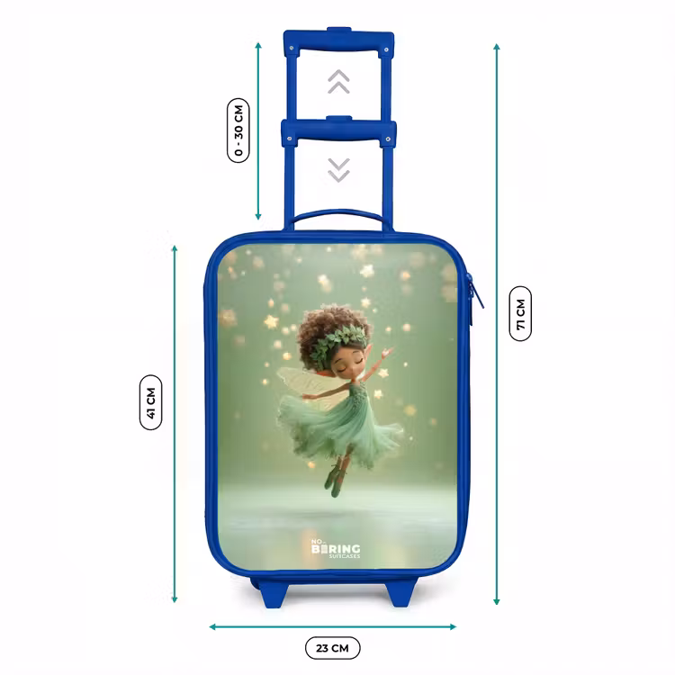 Kinderkoffer - Blauw - Dansende fee in groen licht — 6