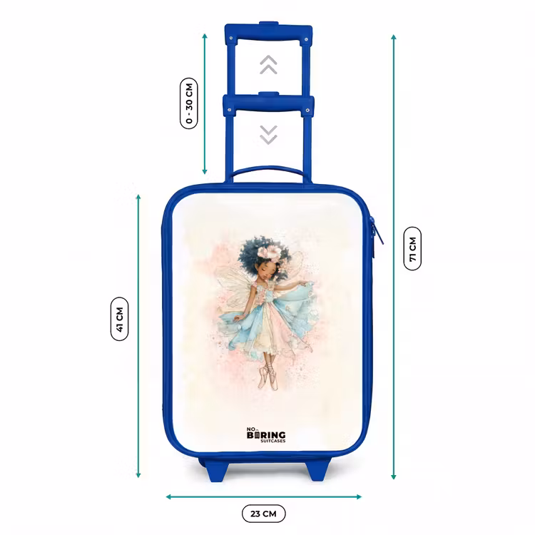 Kinderkoffer - Blauw - Elf - Ballet - Kleurrijk — 6