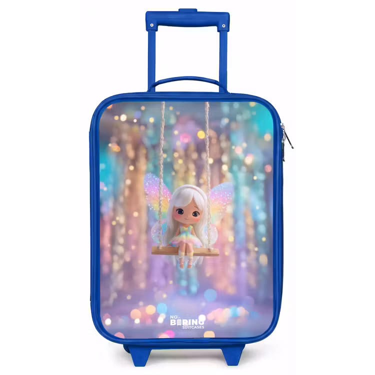 Kinderkoffer - Blauw - Fee - Elf - Regenboog — 1