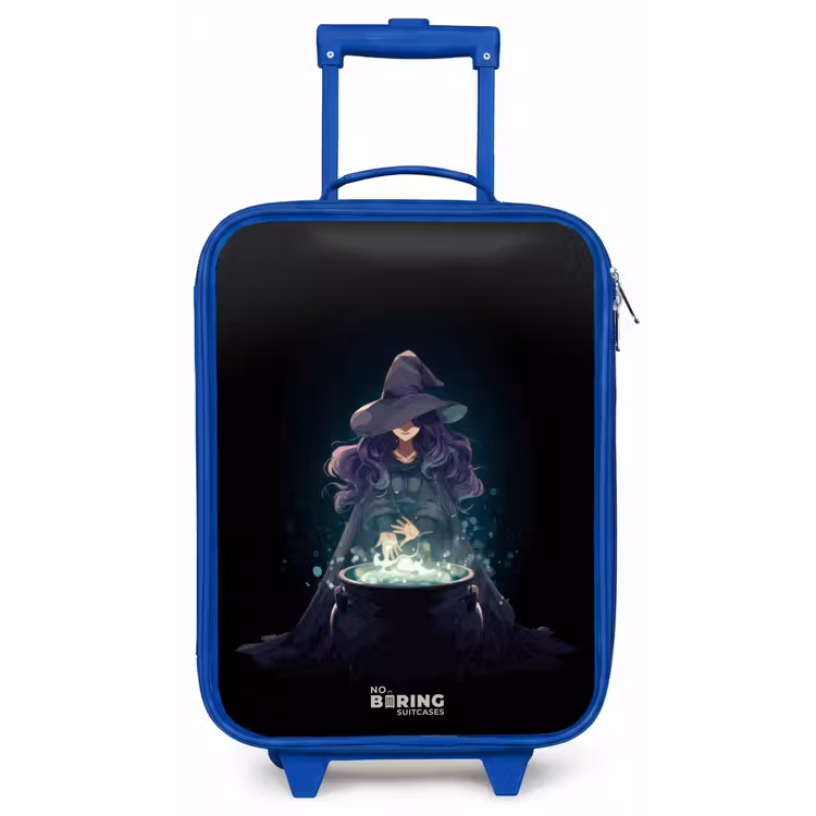Kinderkoffer - Blauw - Heks - Ketel - Tover — 1