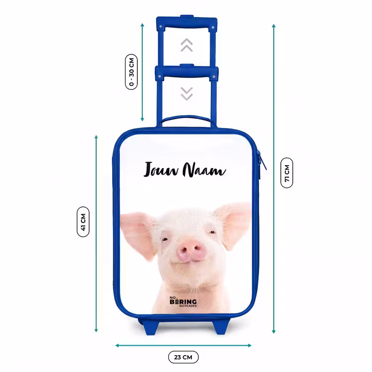 Kinderkoffer met naam - Blauw - Binky Big — 6