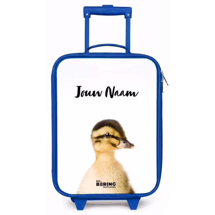 Kinderkoffer met naam - Blauw - Daisy Duck — 1