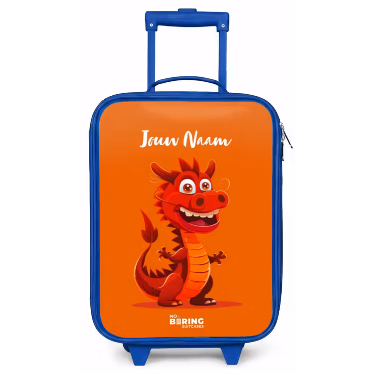Kinderkoffer met naam - Blauw - Horacio hotshot — 1