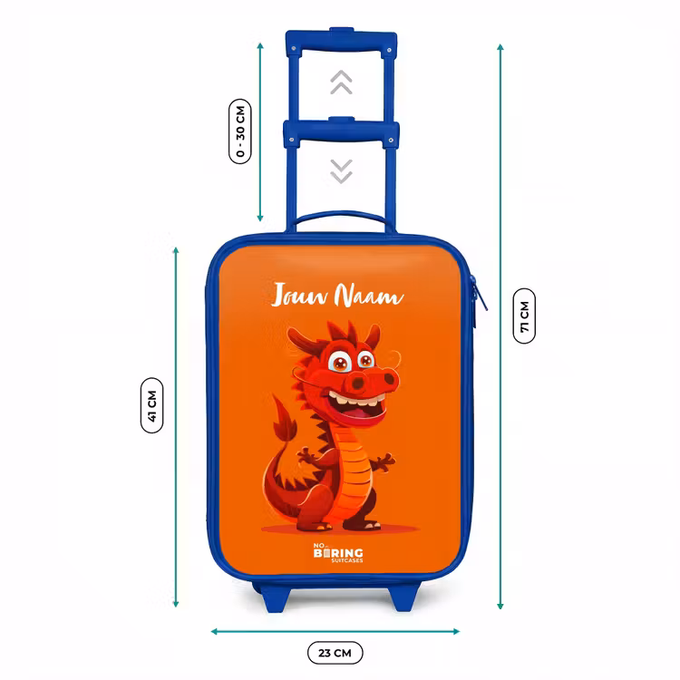 Kinderkoffer met naam - Blauw - Horacio hotshot — 6