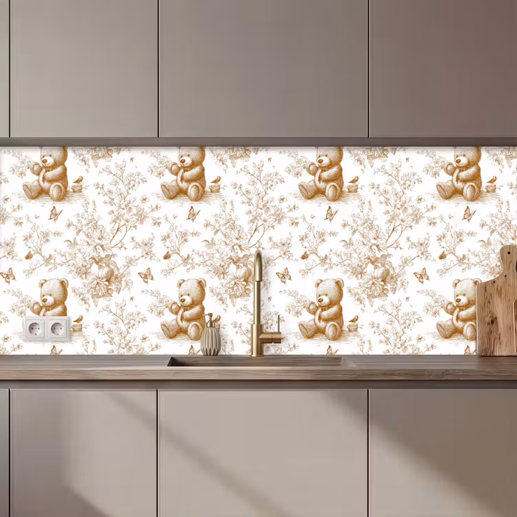 Keuken achterwand - Beer - Tijdloos - Bruin — 1