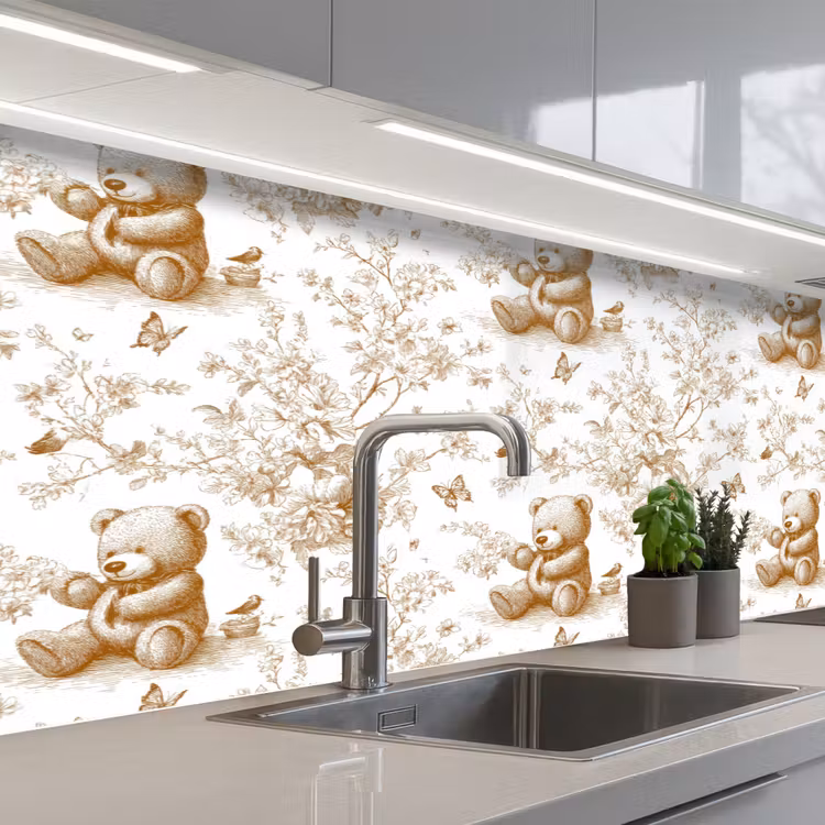 Keuken achterwand - Beer - Tijdloos - Bruin — 2