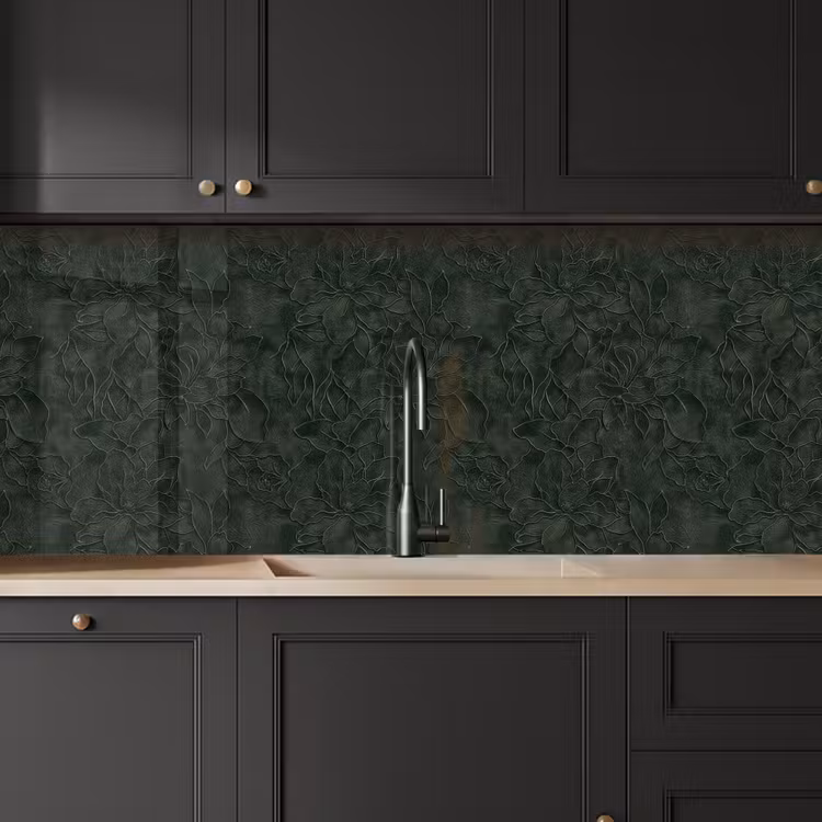 Keuken achterwand - Bloemen - Lijnen - Groen — 6