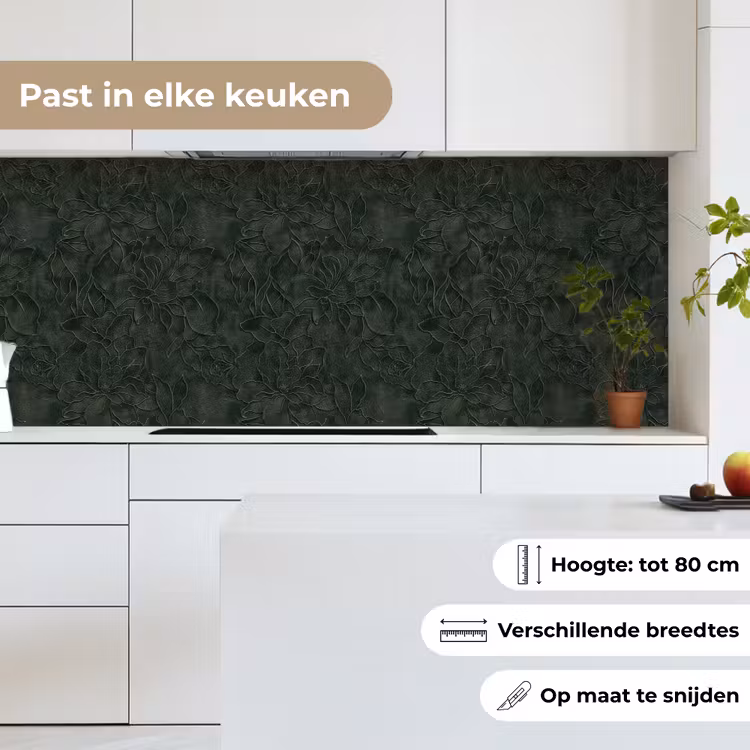 Keuken achterwand - Bloemen - Lijnen - Groen — 7