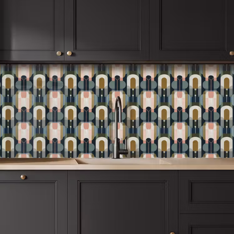 Keuken achterwand - Geografisch - Modern - Kleurrijk — 6