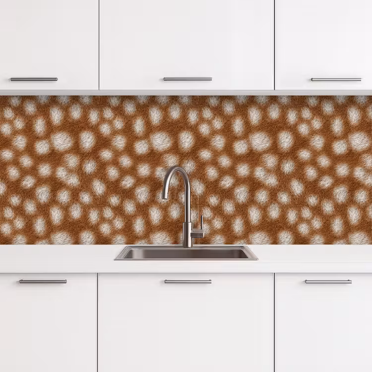 Keuken achterwand - Hert - Vacht - Bruin — 4