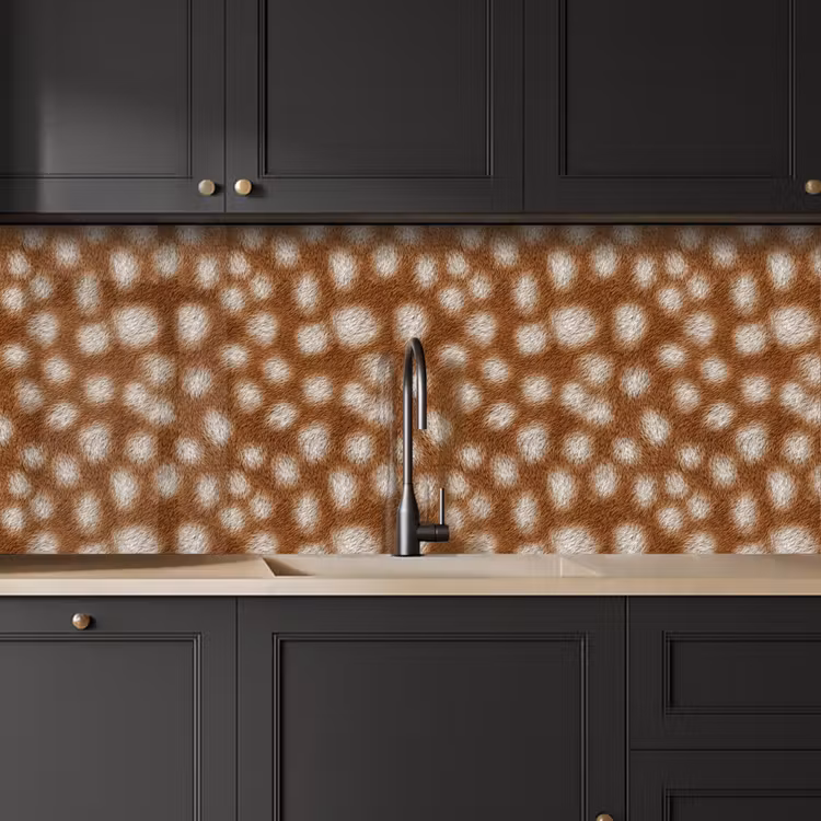 Keuken achterwand - Hert - Vacht - Bruin — 6