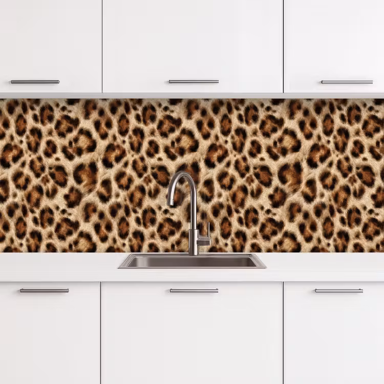 Keuken achterwand - Luipaard - Vacht - Bruin — 4