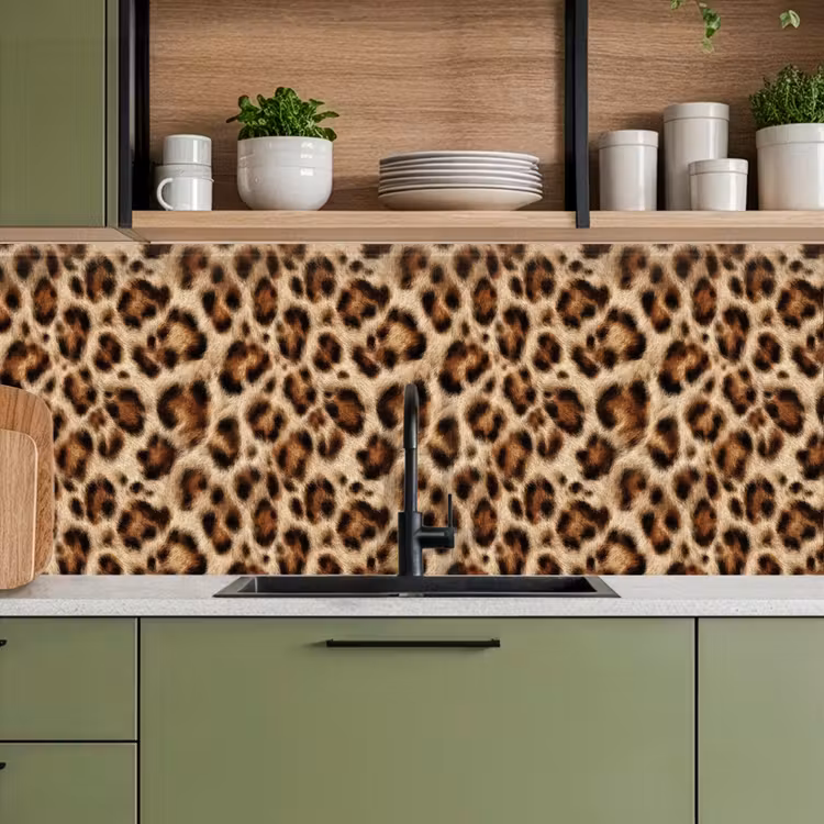 Keuken achterwand - Luipaard - Vacht - Bruin — 8