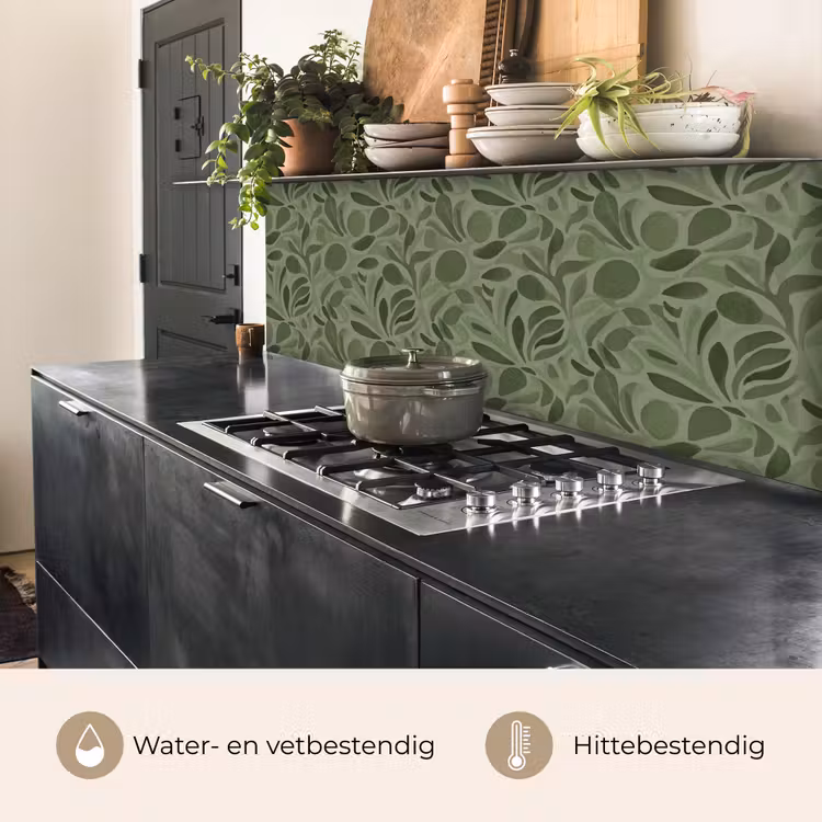 Keuken achterwand - Sereen - Bladeren - Groen — 5