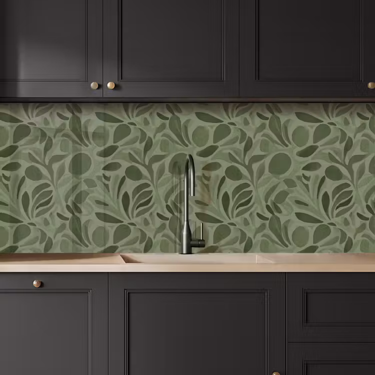 Keuken achterwand - Sereen - Bladeren - Groen — 6