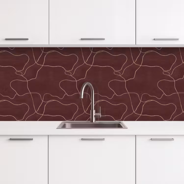Keuken achterwand - Abstract - Modern - Bruin — 4