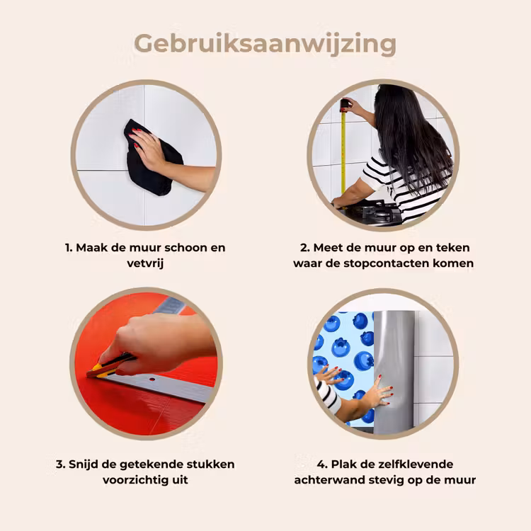Keuken achterwand - Bessen - Modern - Blauw — 9