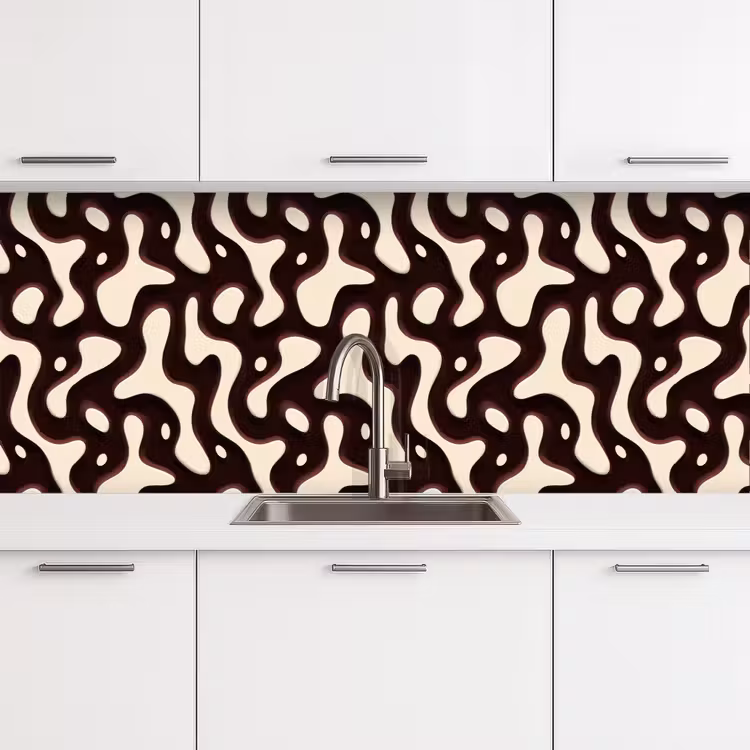 Keuken achterwand - Organisch - Krachtig - Bruin — 4