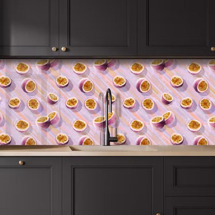 Keuken achterwand - Passievrucht - Tropisch - Paars — 6